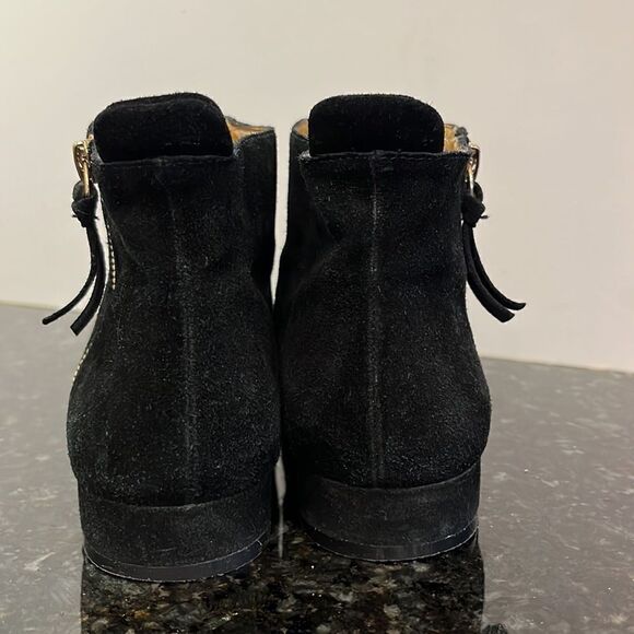 Nine West Women’s Black Suede Leather Boots Shoes. Size 8 M - Picture 4 of 9